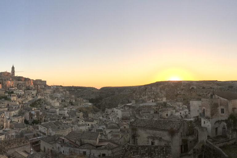 Alba a Matera: pura magia