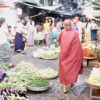 Mercato del mattino a Yangon