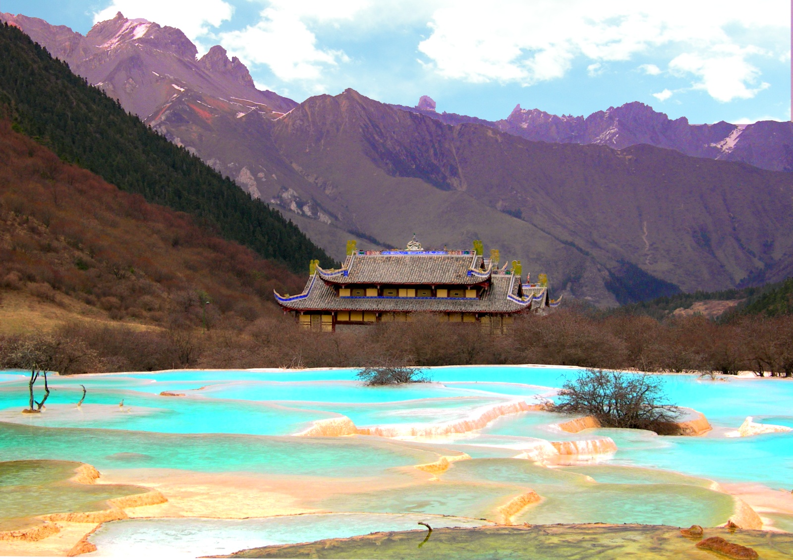 Huánglóng Sichuan e le piscine colorate