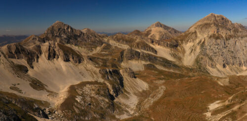 Gruppo del Gran Sasso dal Rifugio degli Abruzzi