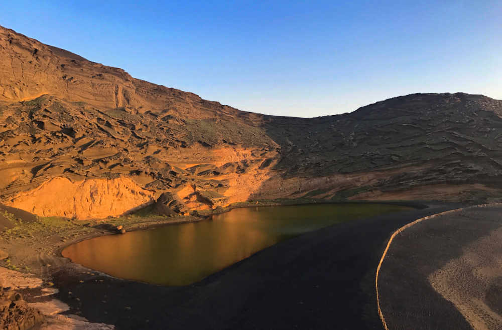 Charco de los clicos, il lago verde di Lanzarote