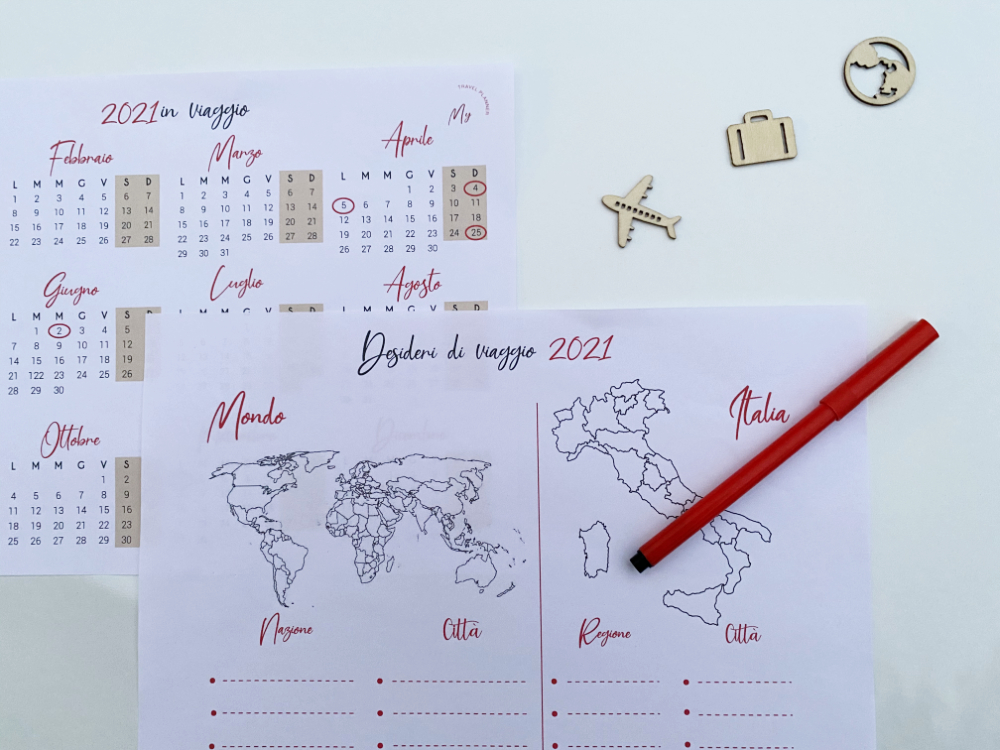 come e dove viaggiare nel 2021, calendario di viaggio