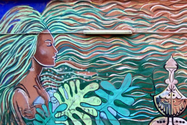 Murale Vento di Gutierrez alla Cirenaica