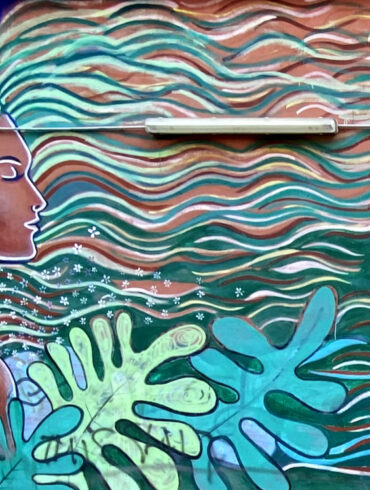 Murale Vento di Gutierrez alla Cirenaica