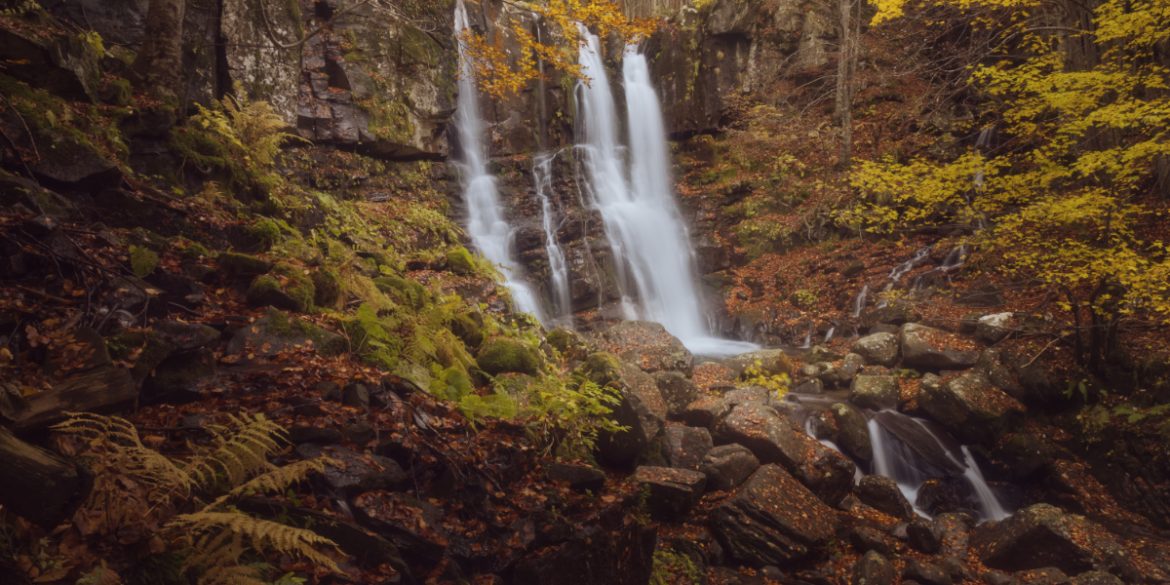 cascate del dardagna in autunno