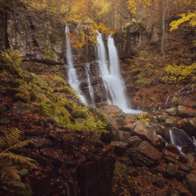 cascate del dardagna in autunno