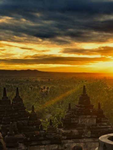 Il tempio di Borobudur a Java