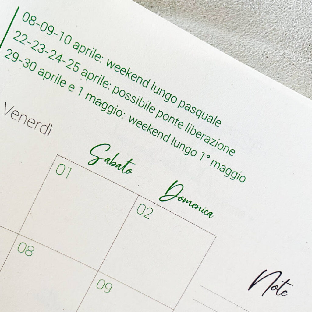 ponti 2023 nell'agenda per chi ama viaggiare
