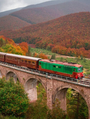 ammirare il foliage dal treno in Italia