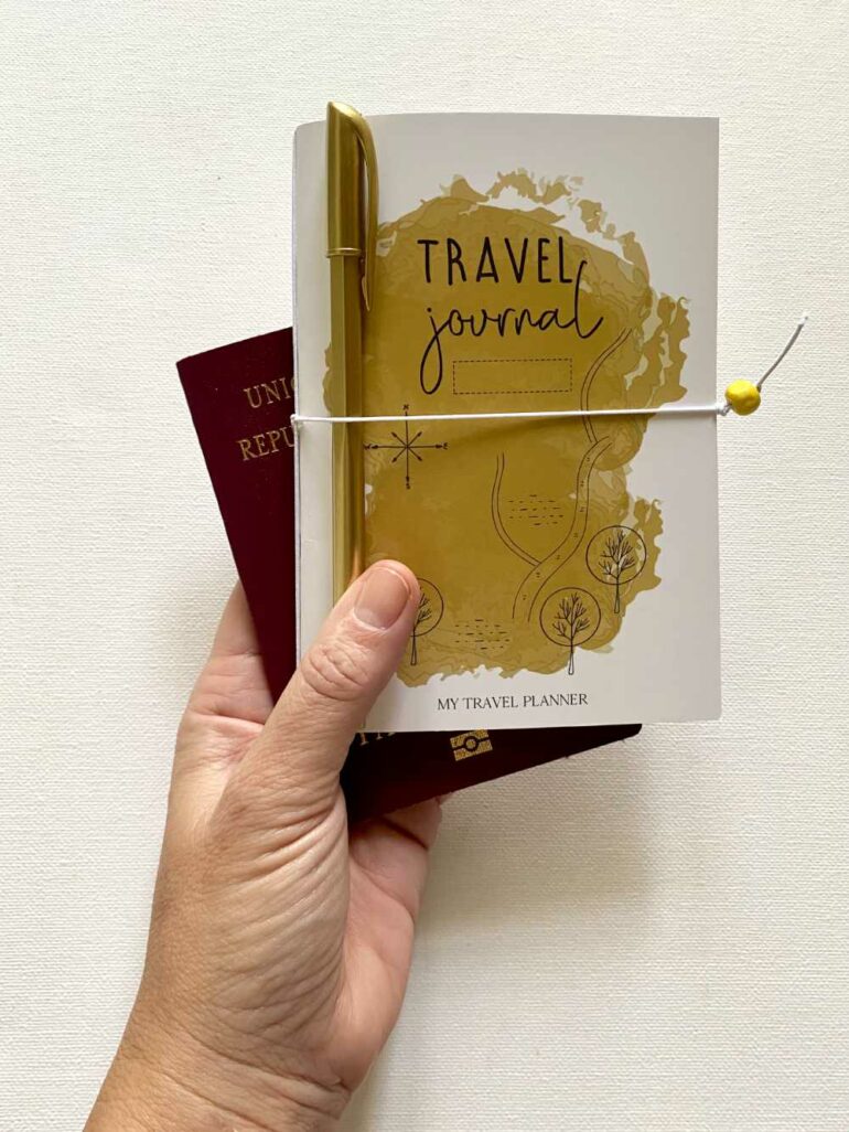 travel journal piccolo e tascabile