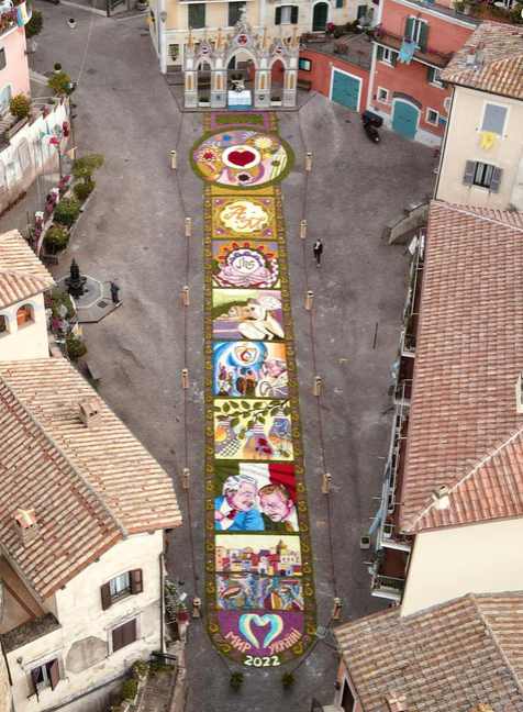 infiorate più belle d'Italia: infiorata di Gerano