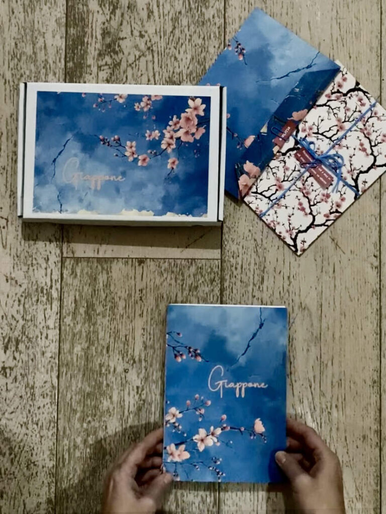 diario di viaggio personalizzato per il Giappone da regalare