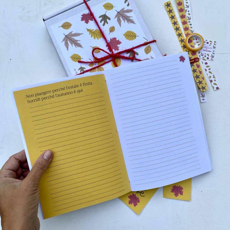 Box regalo Quaderno viaggi d'autunno - immagine 3