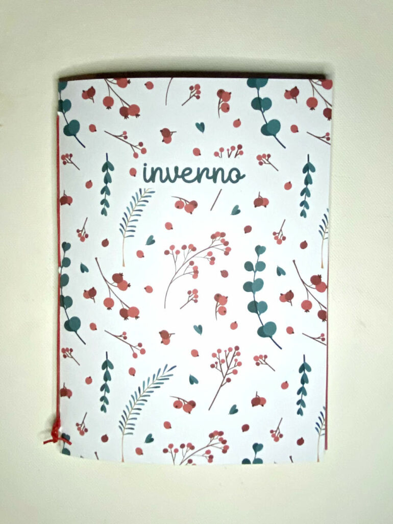 quaderno fatto a mano diari di viaggio d'inverno