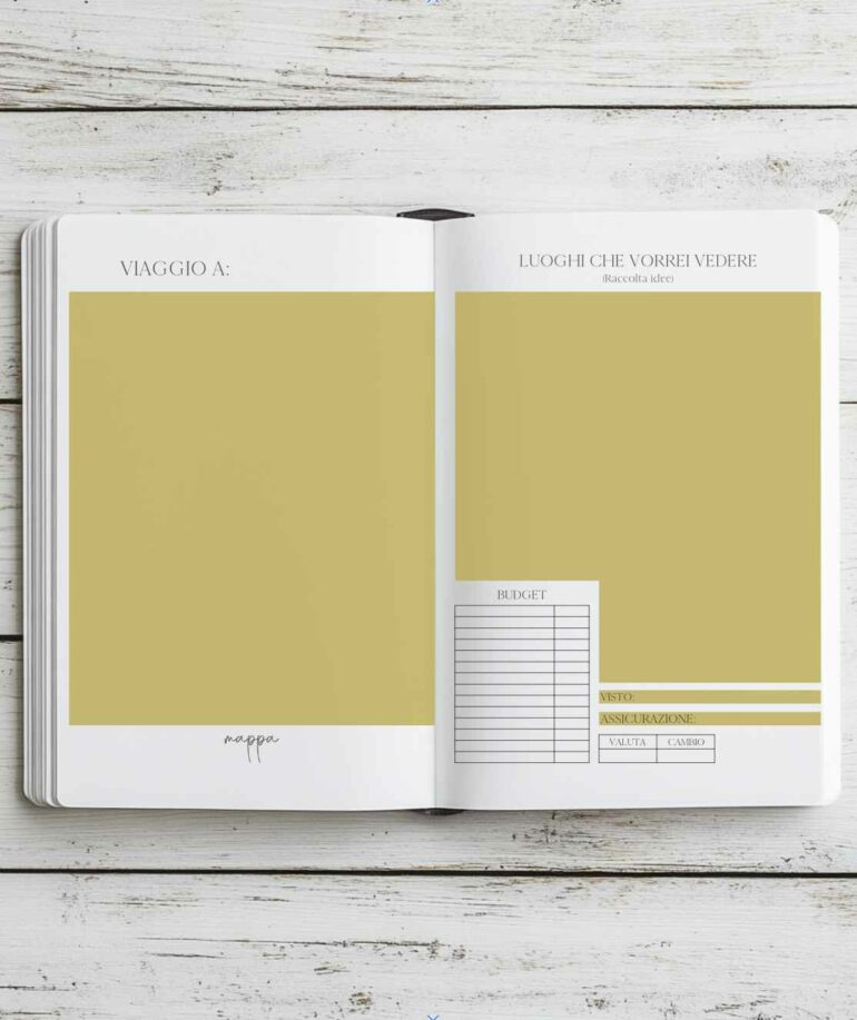 Travel Planner | Quadernone con schede per organizzare i tuoi viaggi - immagine 3