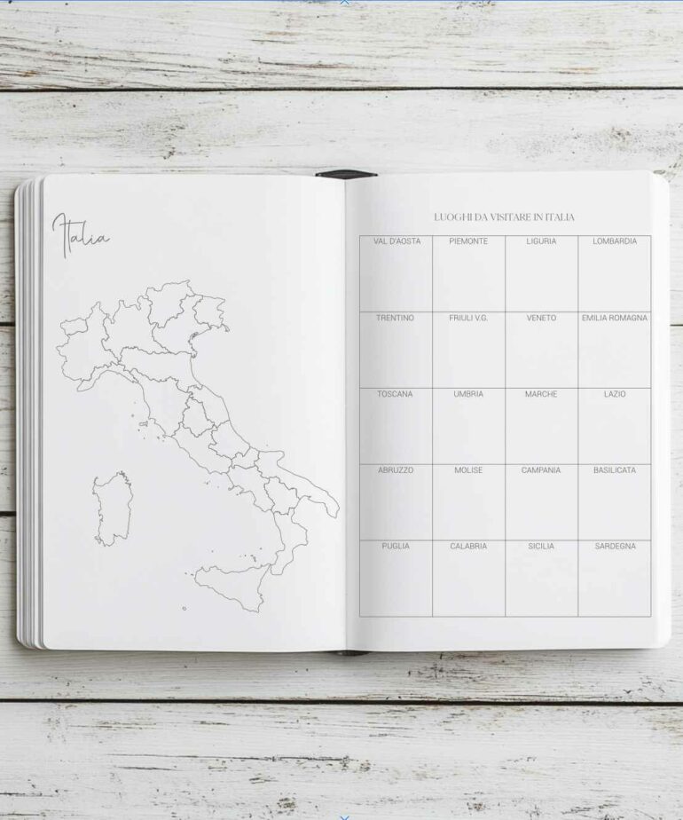 Travel Planner | Quadernone con schede per organizzare i tuoi viaggi - immagine 4