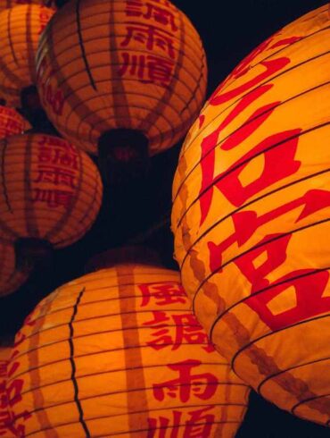 lanterne per il capodanno cinese