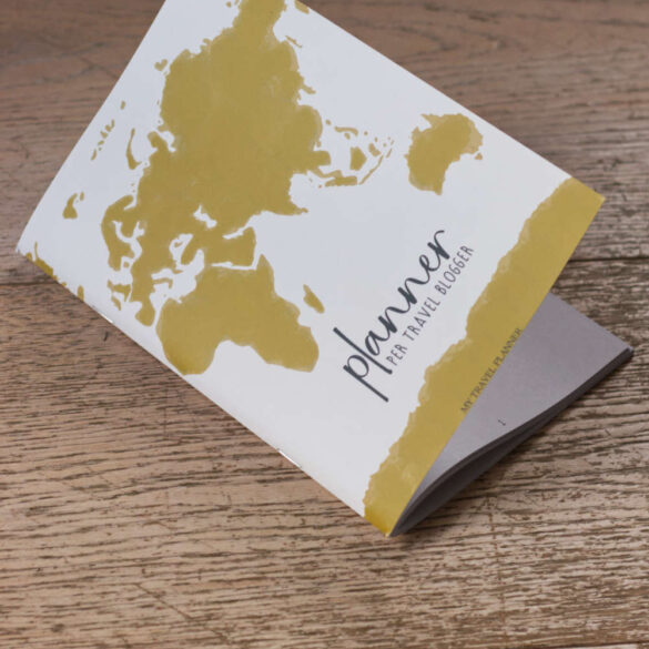 planner per travel blogger e travel content creator cartaceo