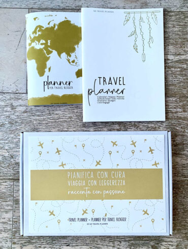 Pacchetto promozionale Planner per Blogger + Travel Planner in scatola regalo