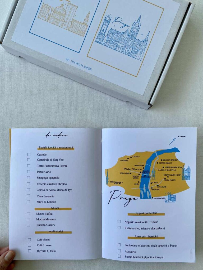 Diario di viaggio personalizzato per ogni destinazione