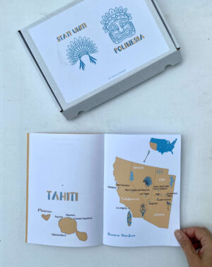 diario di viaggio personalizzato per ogni destinazione: USA e Polinesia